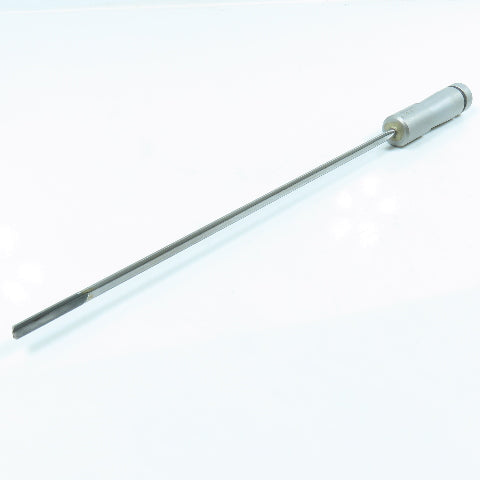 Hyper Tool 5.5mm .2204" x 10" Carbide Tipped Gun Drill Single Flute Coolant Fed