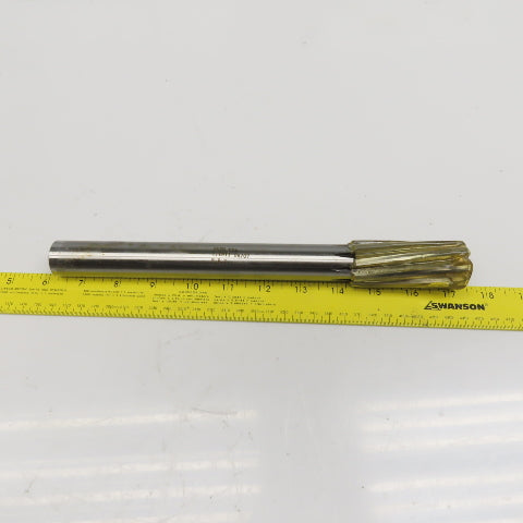 Rock River Tool 1.1811 Diam. 8 Flute Spiral End Mill 1" Smooth Shank 3" LOC