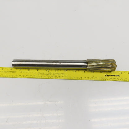 Rock River Tool 1.1811 Diam. 8 Flute Spiral End Mill 1" Smooth Shank 3" LOC