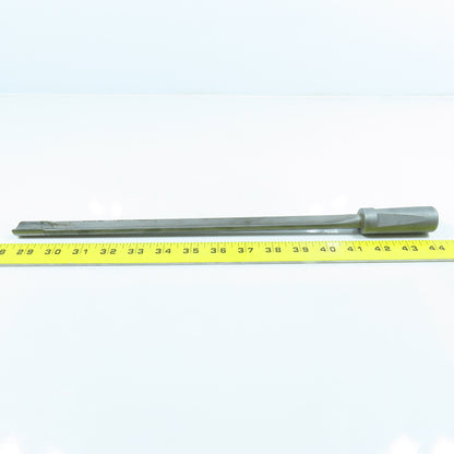 37/64" .5781" x 16" Carbide Tipped Gun Drill Single Flute Coolant Fed
