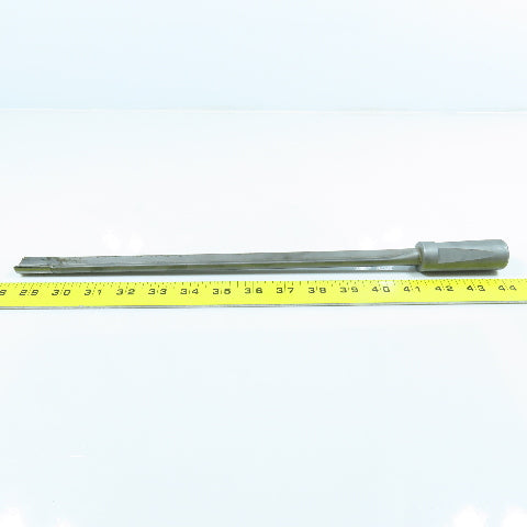 37/64" .5781" x 16" Carbide Tipped Gun Drill Single Flute Coolant Fed