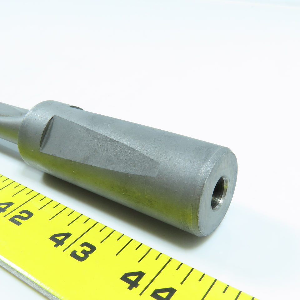 37/64" .5781" x 16" Carbide Tipped Gun Drill Single Flute Coolant Fed
