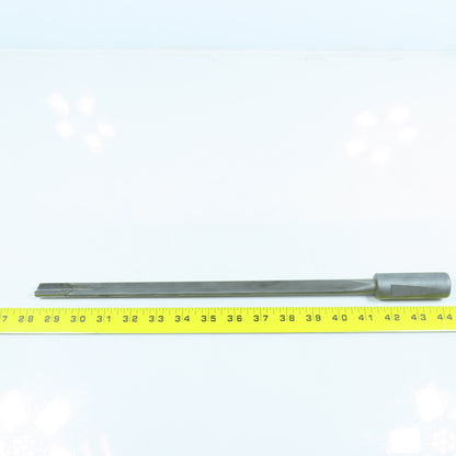 37/64" .5781" x 16" Carbide Tipped Gun Drill Single Flute Coolant Fed