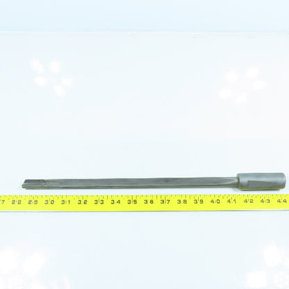 37/64" .5781" x 16" Carbide Tipped Gun Drill Single Flute Coolant Fed