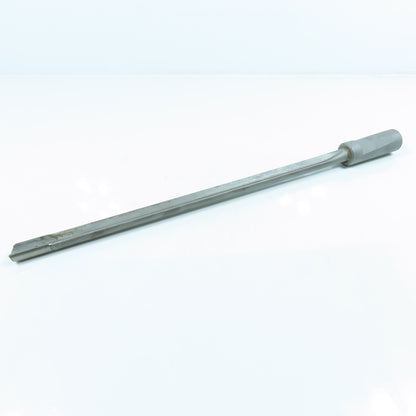 37/64" .5781" x 16" Carbide Tipped Gun Drill Single Flute Coolant Fed