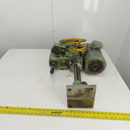 Universal Automatic ATH Vertical Tapping Head 1595 RPM 3PH 230/460V 10" Stroke