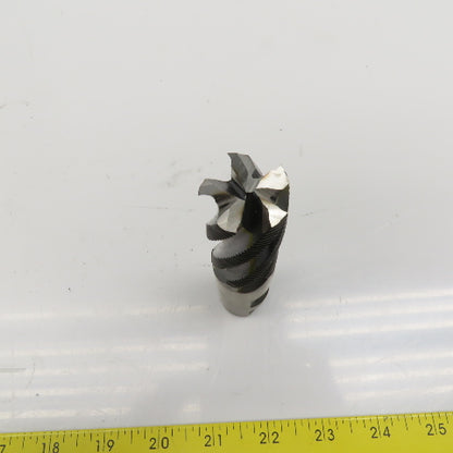 Hanita 1" Diam. 5 Flute Spiral Roughing End Mill M42 Cobalt 1" Weldon 2" LOC