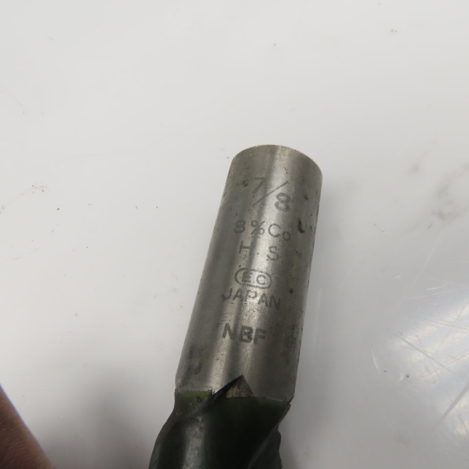 7/8" Diam. 2 Flute Spiral End Mill 7/8" Weldon 2" LOC 4" OAL Lot Of 2