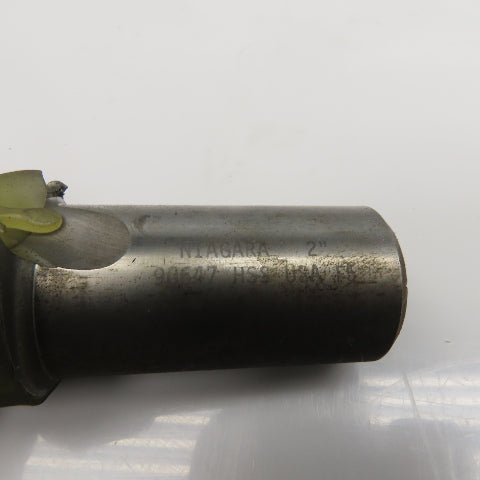 2" Diam. 2 Flute Spiral End Mill 1-1/4" Weldon 1-1/2" LOC 4" OAL HSS