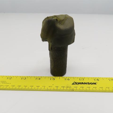 2" Diam. 2 Flute Spiral End Mill 1-1/4" Weldon 1-1/2" LOC 4" OAL HSS