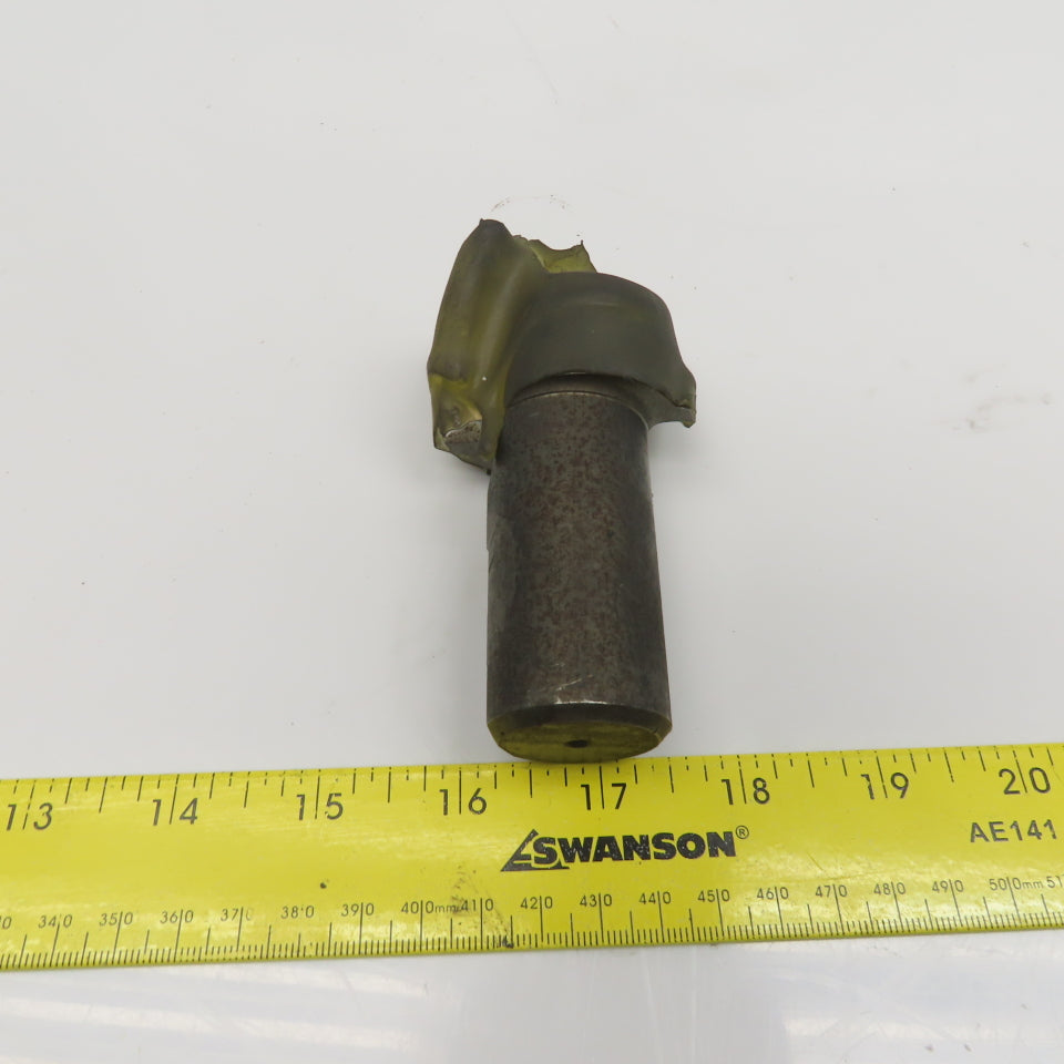2" Diam. 2 Flute Spiral End Mill 1-1/4" Weldon 1-1/2" LOC 4" OAL HSS
