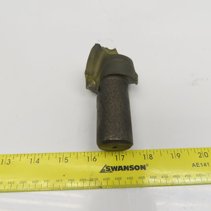2" Diam. 2 Flute Spiral End Mill 1-1/4" Weldon 1-1/2" LOC 4" OAL HSS
