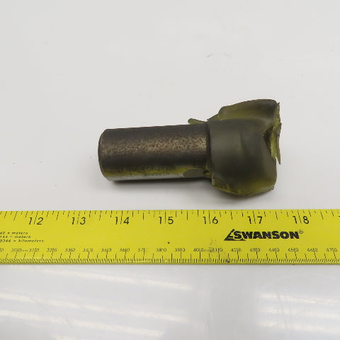 2" Diam. 2 Flute Spiral End Mill 1-1/4" Weldon 1-1/2" LOC 4" OAL HSS