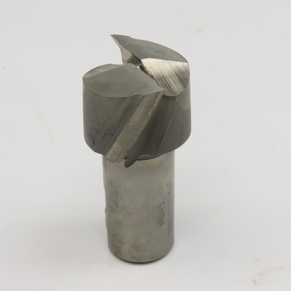 2" Diam. 2 Flute Spiral End Mill 1-1/4" Weldon 1-1/4" LOC 1-7/8" OAL HSS
