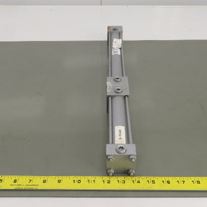 Sheffer 1-1/2ASF10Y Tandem Duplex Air Cylinder 10" Stroke 5/8" Rod 1-1/2" Bore