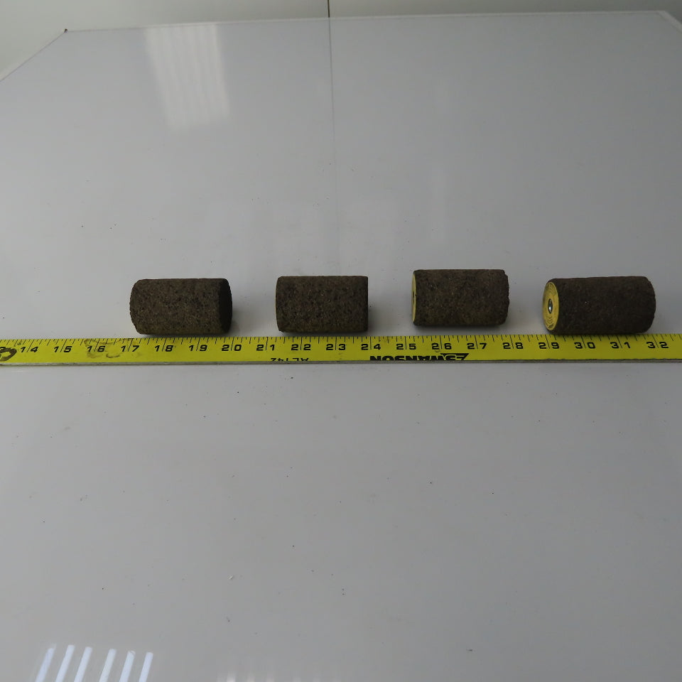 Gemini 57A24-R Portable Snagging Plug 1-1/2"x2-1/2"x3/8-24 Thread 24 Grit Lot/4