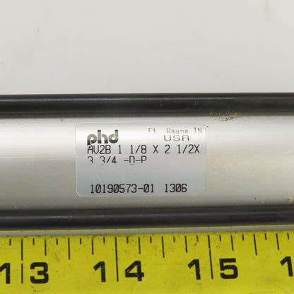 Parker AU2B Double Ended Inverter Cylinder 1-1/8" Bore 2-1/2"x 3-3/4" Stroke