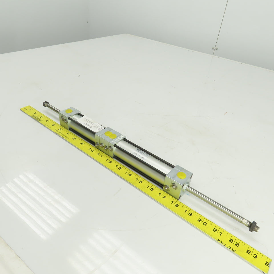 Parker AU2B Double Ended Inverter Cylinder 1-1/8" Bore 2-1/2"x 3-3/4" Stroke