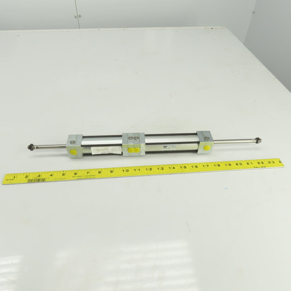 Parker AU2B Double Ended Inverter Cylinder 1-1/8" Bore 2-1/2"x 3-3/4" Stroke