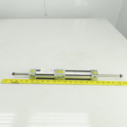 Parker AU2B Double Ended Inverter Cylinder 1-1/8" Bore 2-1/2"x 3-3/4" Stroke