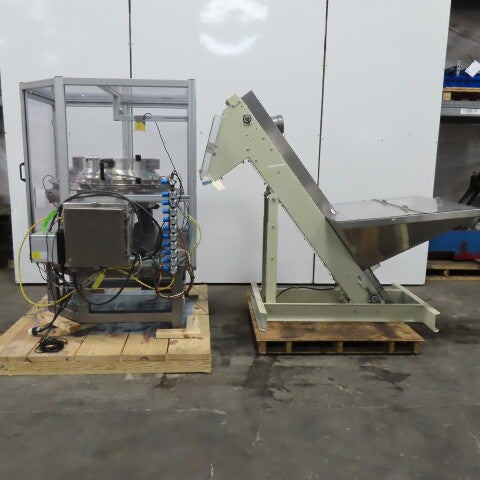 Flow Automation 220V 42FPM Hopper Feeder Vibratory Sorter