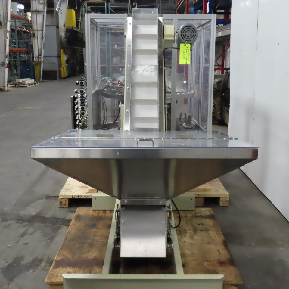 Flow Automation 220V Pharmaceutical Grade 42FPM Hopper Feeder Vibratory Sorter