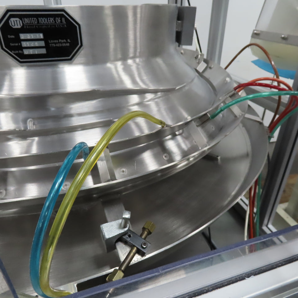 Flow Automation 220V Pharmaceutical Grade 42FPM Hopper Feeder Vibratory Sorter