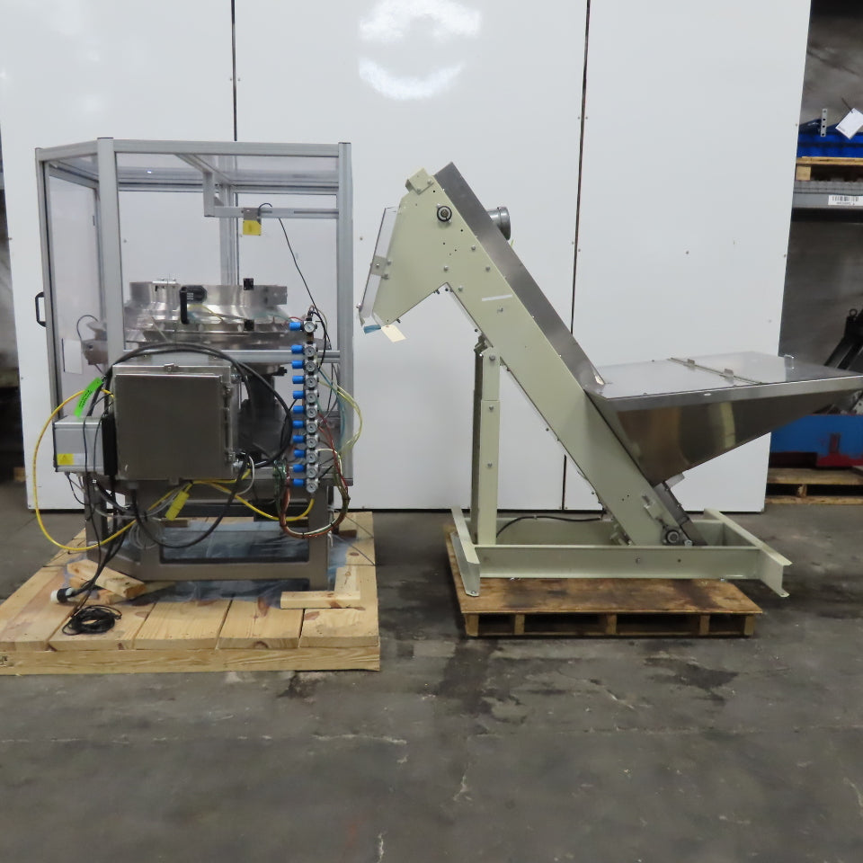 Flow Automation 220V Pharmaceutical Grade 42FPM Hopper Feeder Vibratory Sorter