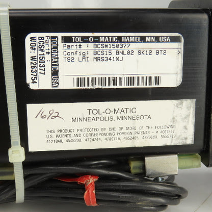 Tolomatic BCS150377 BCS15 Rodless Linear Screw Actuator 12" Travel 24-1/2" OAL