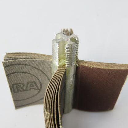 2-1/2" Diameter 4 Bondle 320 Grit Flapwheel Sander 1/2-20 Thread Lot of 6