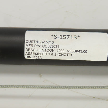 Tol-o-matic CC#583031 CC10/SK43 Double Acting Cable Cylinder 1" Bore 43" Stroke