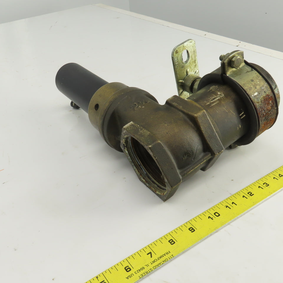 Pneumatic Actuated Brass Gate Valve 2-1/2" NPT