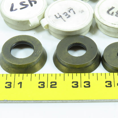 Parlec Misc. Double Angle Coolant Seal .477" .536" Various Sizes Lot of 38