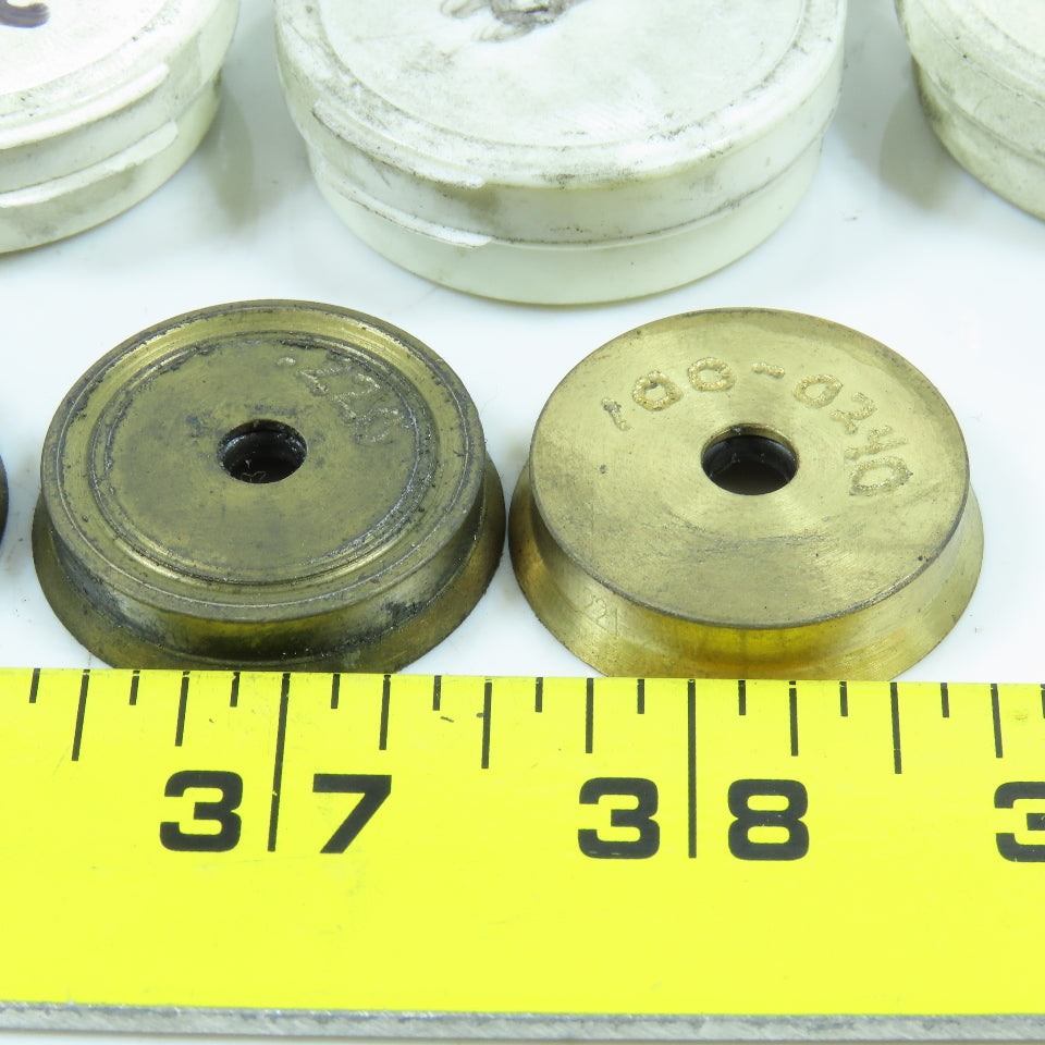 Parlec Misc. Double Angle Coolant Seal .477" .536" Various Sizes Lot of 38