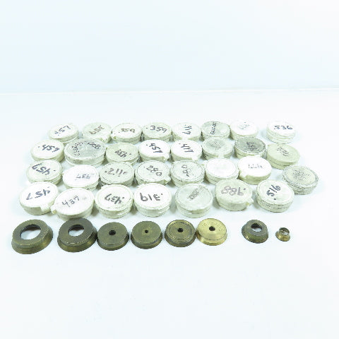 Parlec Misc. Double Angle Coolant Seal .477" .536" Various Sizes Lot of 38