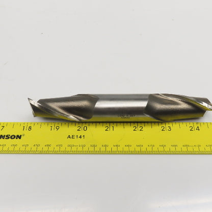 Hertel 1" Diam 2 Flute Spiral Double Ended End Mill 5.567 Lead 1-3/4" LOC