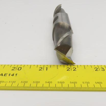 Hertel 1" Diam 2 Flute Spiral Double Ended End Mill 5.567 Lead 1-3/4" LOC
