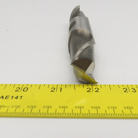 Hertel 1" Diam 2 Flute Spiral Double Ended End Mill 5.567 Lead 1-3/4" LOC