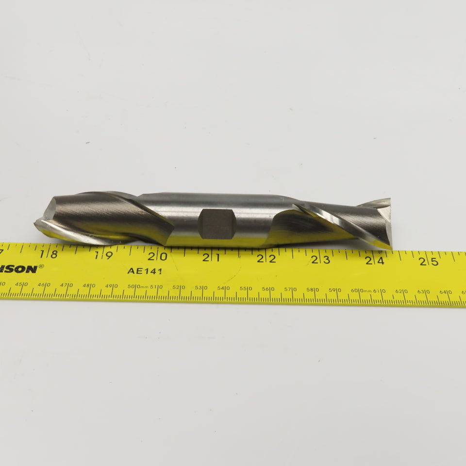 Hertel 1" Diam 2 Flute Spiral Double Ended End Mill 5.567 Lead 1-3/4" LOC