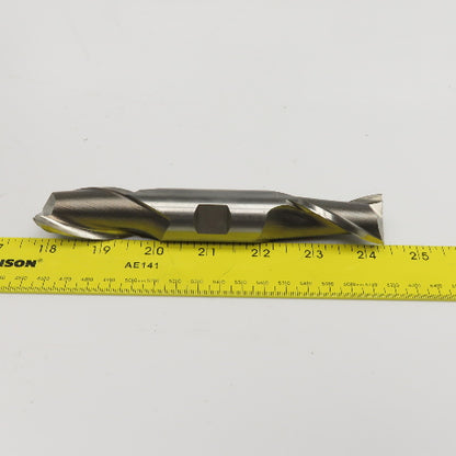 Hertel 1" Diam 2 Flute Spiral Double Ended End Mill 5.567 Lead 1-3/4" LOC