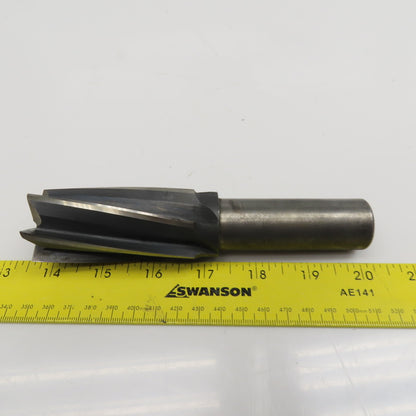 1-7/16" Diam. 6 Flute Spiral End Mill 1" Shank 3" LOC 6-1/4" OAL
