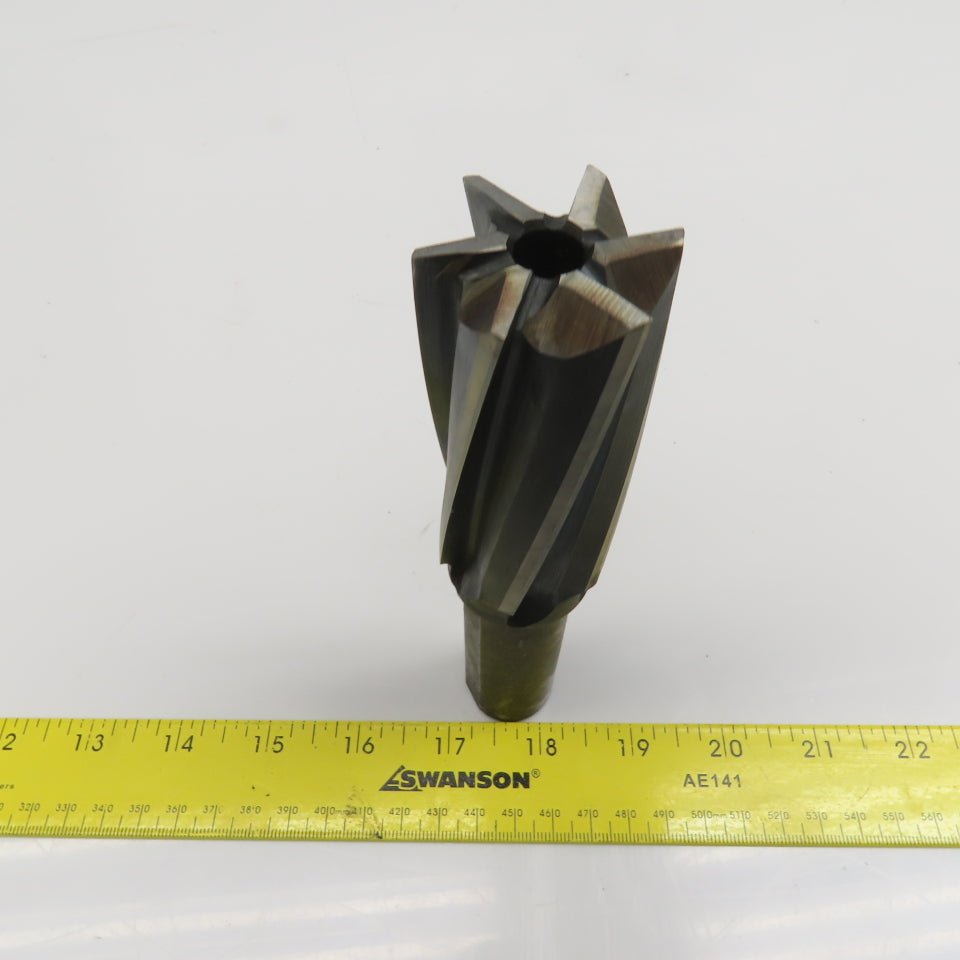 1-7/16" Diam. 6 Flute Spiral End Mill 1" Shank 3" LOC 6-1/4" OAL