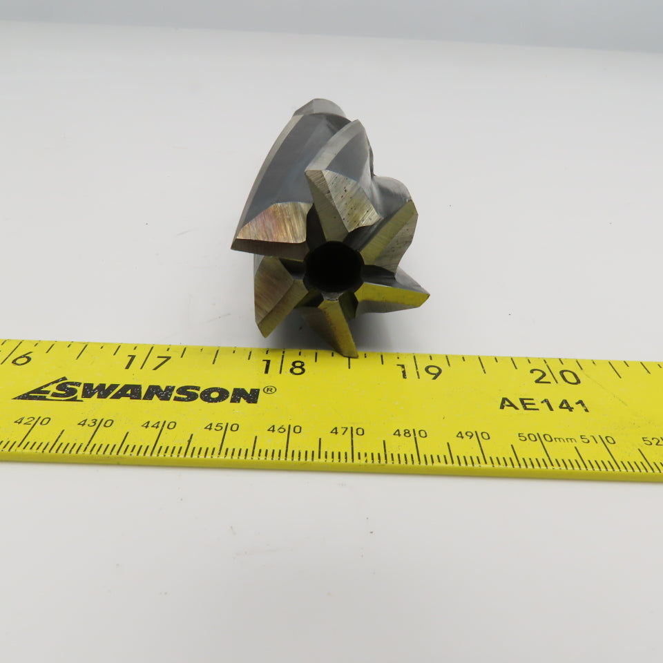 1-7/16" Diam. 6 Flute Spiral End Mill 1" Shank 3" LOC 6-1/4" OAL