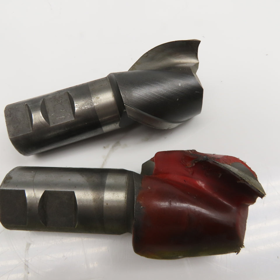 2" Diam. 2 Flute Spiral End Mill 1-1/4" Shank 2" LOC 4-1/4" OAL Lot Of 2