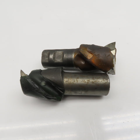 2" Diam. 2 Flute Spiral End Mill 1-1/4" Shank 2" LOC 4-1/4" OAL Lot Of 2