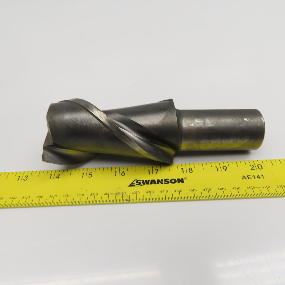 2" Diam. 2 Flute Spiral End Mill 1-1/4" Shank 3-1/2" LOC 6" OAL