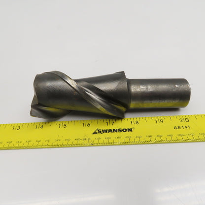 2" Diam. 2 Flute Spiral End Mill 1-1/4" Shank 3-1/2" LOC 6" OAL