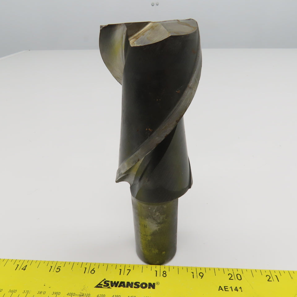 2" Diam. 2 Flute Spiral End Mill 1-1/4" Shank 3-1/2" LOC 6" OAL