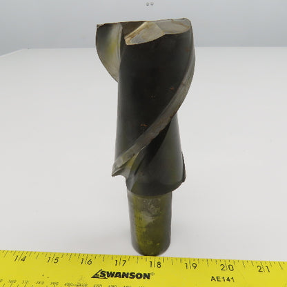 2" Diam. 2 Flute Spiral End Mill 1-1/4" Shank 3-1/2" LOC 6" OAL