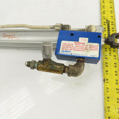 Milwaukee Model A-72 Hydraulic Cylinder 2" Bore 26" Stroke 5/8" Rod 250 PSI